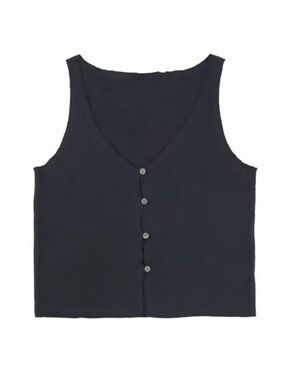 NWT Jungmaven Black V-Neck Anacapa Tank